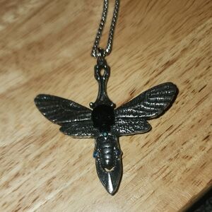 Martha Rotten Death head moth necklace